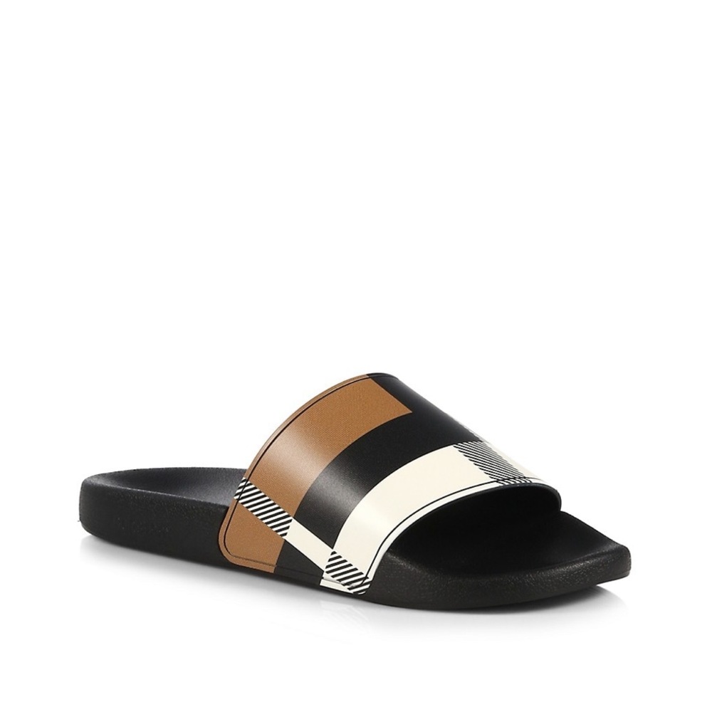 BurberryFurley Check Pool Slides